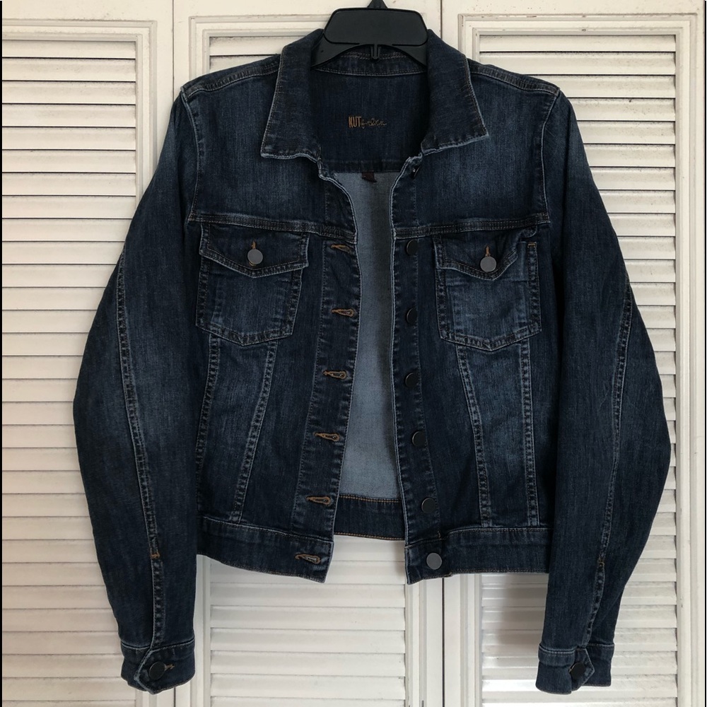 Dark Jean jacket by kut from the kloth